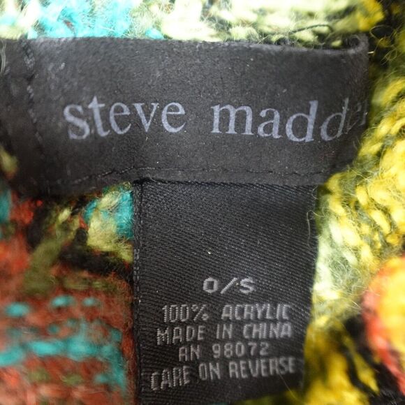 Steve Madden Womens Chevron Infinity Scarf Aztec Zig Zag - Picture 8 of 9